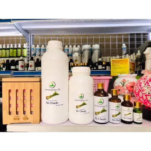 Tinh dầu sả chanh nguyên chất chai 1 lít