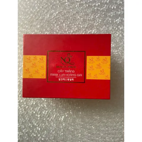 Cấy trắng mask lụa Hoàng Gia. Hộp cấy trắng