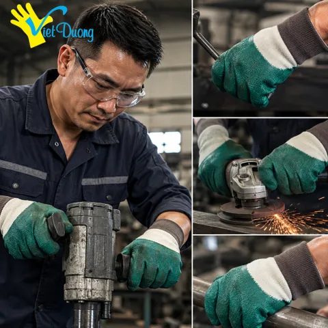 Găng Tay Giảm Đau Chống Cắt + Chống Gai Việt Dương Làm Vườn + Xây Dựng + Công Nghiệp Nặng - GDCBO