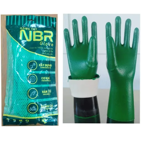[HOT] Găng tay chống dầu NBR VIỆT DƯƠNG Chịu Lửa nhẹ, hoá chất, lót vải cotton 100% - GCSNBR