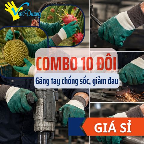 COMBO 5 Đôi Găng Tay Chống Cắt Giảm Đau Việt Dương Cho Làm Vườn, Công Nghiệp - 10GDCBO