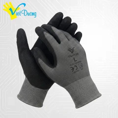T2| Găng Tay Chống Trơn Việt Dương Phủ PU Cầm Chắc Tay, Êm Tay Cho Làm Vườn - GD13PU