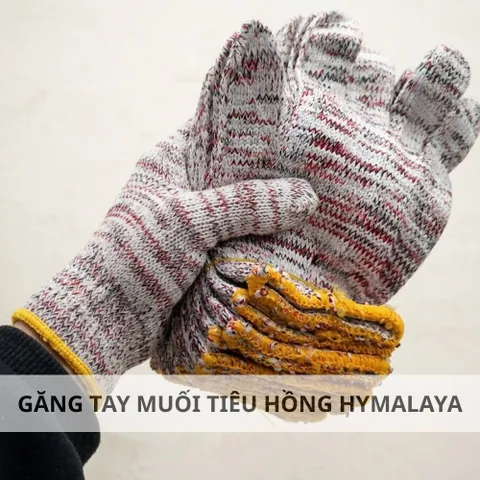 10 Đôi Găng Tay Muối Tiêu Len Việt Dương Dày Dặn Bảo Hộ Lao Động Và Bốc Xếp - GD7KIM