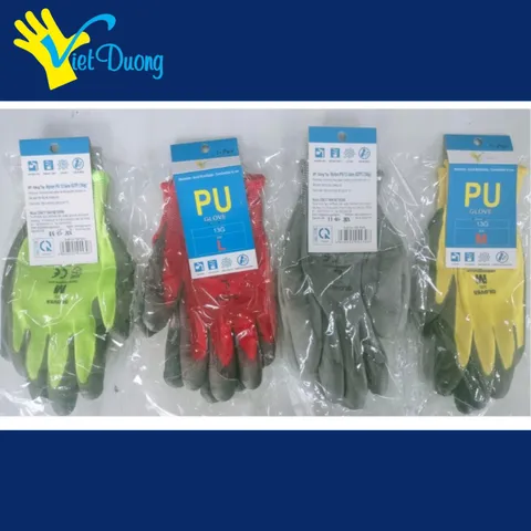 T2| Găng Tay Chống Trơn Việt Dương Phủ PU Cầm Chắc Tay, Êm Tay Cho Làm Vườn - GD13PU