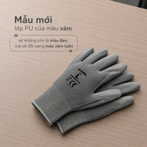 T2| Găng Tay Chống Trơn Việt Dương Phủ PU Cầm Chắc Tay, Êm Tay Cho Làm Vườn - GD13PU