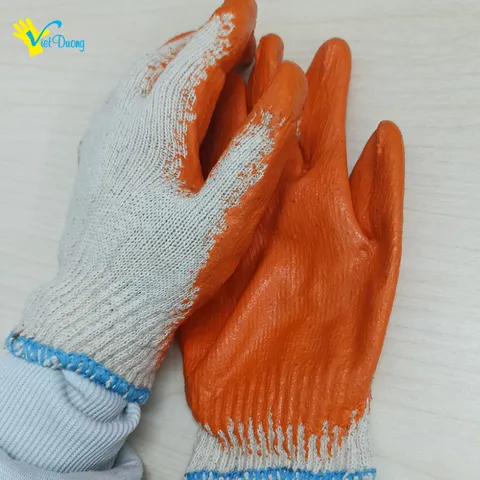 Găng Tay Chống Gai Làm Vườn Việt Dương, Phủ Cao Su Chắc Tay, Thoải Mái - GDC10KIM