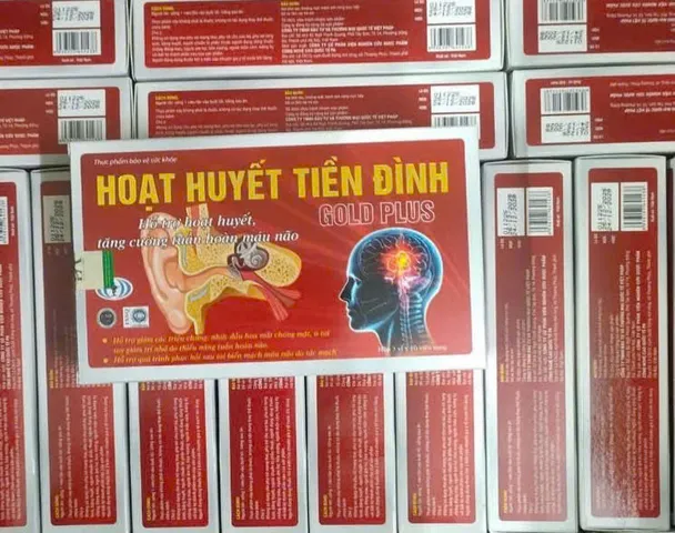 TPBVSK HOẠT HUYẾT TIỀN ĐÌNH GOLD PLUS LỌ 30 VIÊN HỖ TRỢ HOẠT HUYẾT TĂNG CƯỜNG LƯU TUẦN HOÀN MÁU NÃO