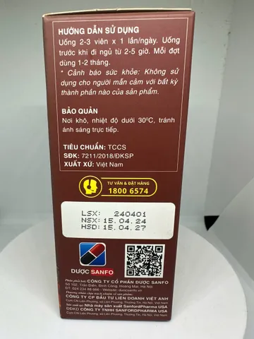 Dương Sâm Vương Extra New, hỗ trợ bổ thận td, tăng cường sức khoẻ, 5 vỉ x 6 viên 802819