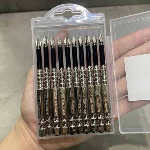 . Hộp 10 đầu vít chống trượt ÁNH QUYÊN đầu vít 4 cạnh đủ mã 50mm, 65mm, 90mm 150mm hàng chính hãng -