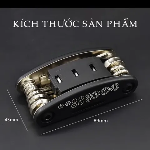 BỘ lục giác đa Năng sửa chữa 16in1,Bộ lục giác chữa xe đạp,lắp máy móc di động