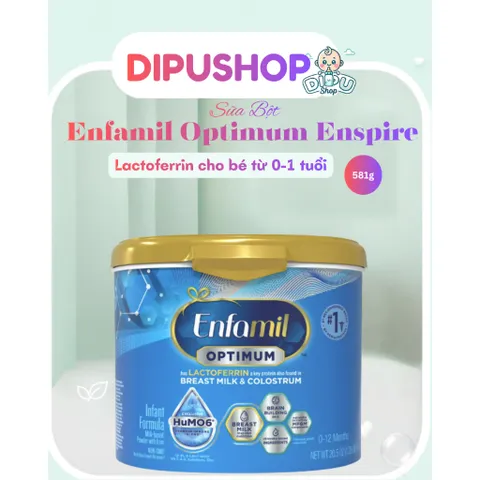 587g Sữa bột Enfamil Enspire GIỐNG SỮA MẸ NHẤT Hàng Air nội địa Mỹ chính hãng cho bé 0-12 tháng