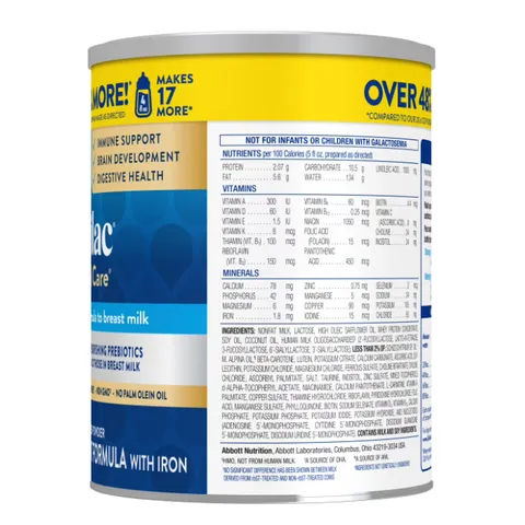 873g Sữa Bột Similac 360 Total Care Mỹ Trí Não Miễn Dịch Cho Bé 0-12 Tháng