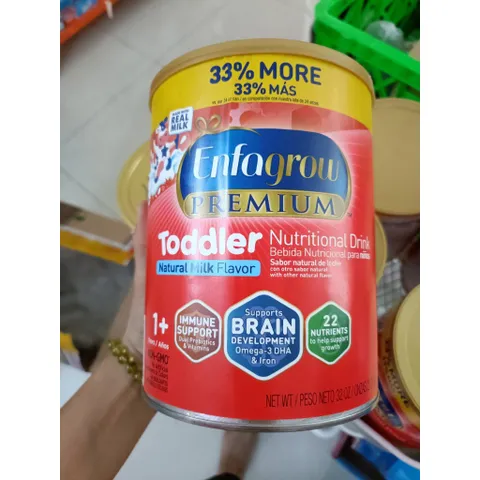 [HÀNG AIR] 907g Sữa Enfagrow Premium Toddler dinh dưỡng vàng cho bé 1-3 tuổi