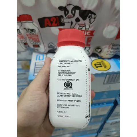 18 hộp Sữa tươi Hữu Cơ Organic Whole Milk A2 Mỹ