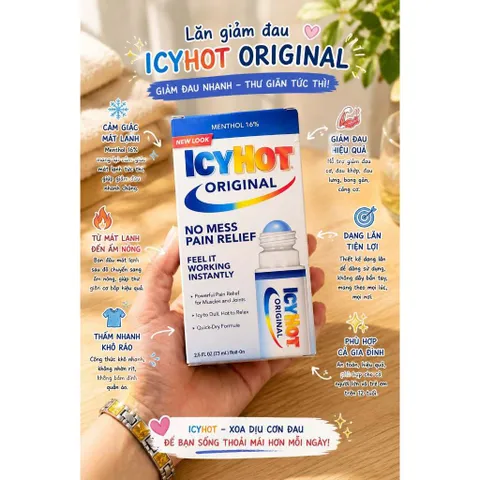 Icy Hot dầu nóng dạng lăn của Mỹ 🇺🇸