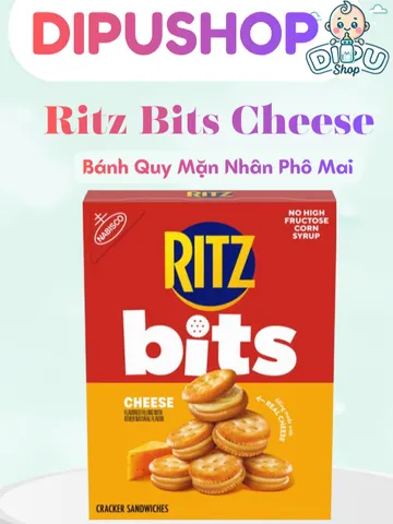 BAY AIR Bánh Quy Ritz Mặn Nhân Phô Mai Mỹ
