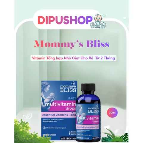 Sắt hữu cơ + Vitamin tổng hợp Multi Mommy's Bliss + Iron Organic Drop