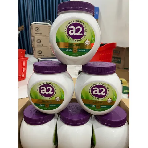 Sữa bột A2 nguyên kem hữu cơ cao cấp A2 Organic Premium Full Cream 800gr