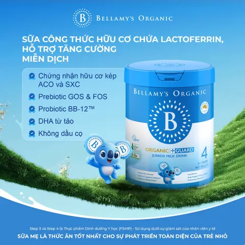 800g Sữa Bellamy's Guard Lacto Úc - Tăng Đề Kháng Hỗ Trợ Tiêu Hóa Cho Bé