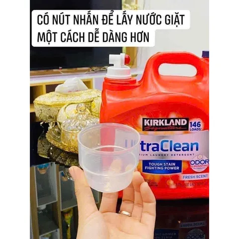 Nước Giặt Kirkland Ultra Clean Premium Laudry Detergent 5.73L