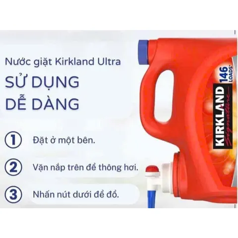 Nước Giặt Kirkland Ultra Clean Premium Laudry Detergent 5.73L
