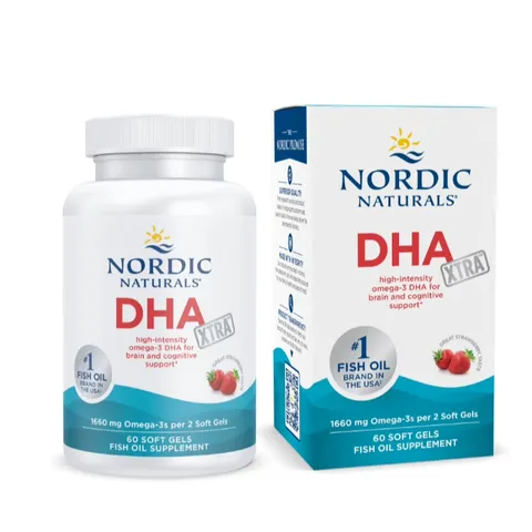 Viên Uống Dầu Cá Nordic Naturals DHA Xtra 60 Viên