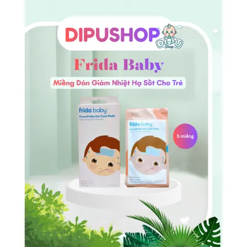 Miếng dán giảm nhiệt hạ sốt cho trẻ FRIDA BABY FeverFrida (5 miếng) - hàng nội địa Mỹ
