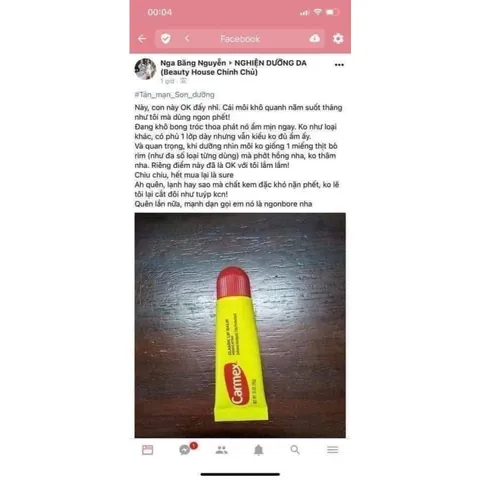 SET 3 CÂY Son dưỡng môi CARMEX Siêu Cấp Ẩm Làm Mềm Môi, Giảm Nứt Nẻ, Chống Nắng SPF15