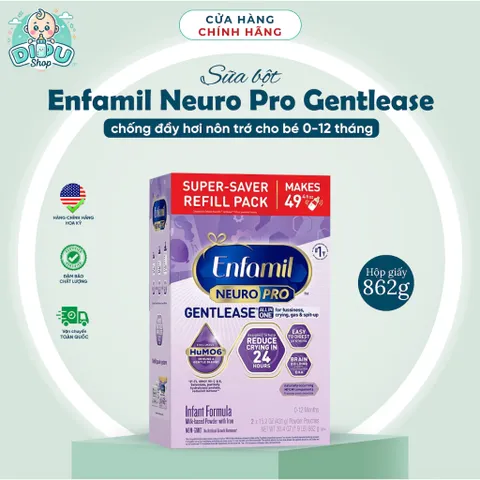 Sữa Enfamil Neuro Pro Gentlease chống đầy hơi nôn trớ cho bé từ 0 đến 12 tháng