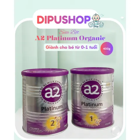 Sữa Bột Công Thức đi sinh A2 Platinum Nhập Khẩu Úc Hỗ Trợ Tiêu Hoá Cho Bé 400g