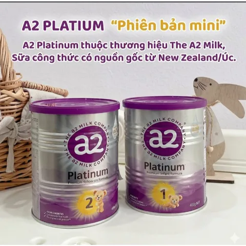 Sữa Bột Công Thức đi sinh A2 Platinum Nhập Khẩu Úc Hỗ Trợ Tiêu Hoá Cho Bé 400g