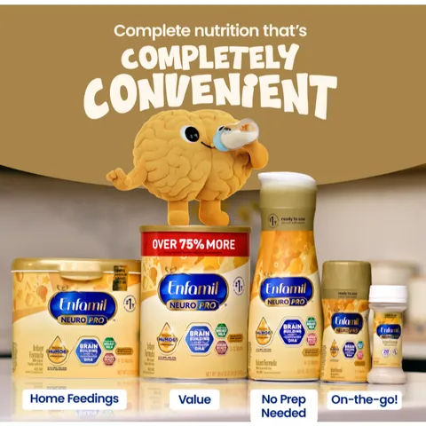 Sữa Enfamil Neuro Pro NON-GMO MFGM+DHA Não Bộ Bé 0-12 Tháng Mỹ