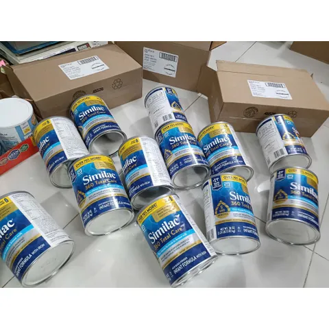 [DATE 2027] 1.02kg  Sữa Bột Similac 360 Total Care Mỹ Trí Não Miễn Dịch Cho Bé 0-12 Tháng