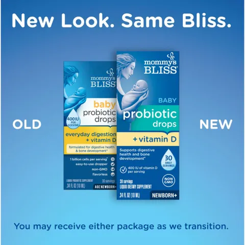Mommy’s Bliss Baby Probiotic Men vi sinh  Drops hỗ trợ tiêu hóa, nôn trớ cho bé từ sơ sinh