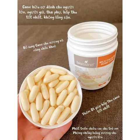 Lọ viên uống Bioisland Canxi 150 viên