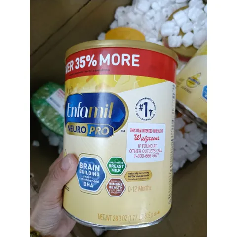 Sữa Enfamil Neuro Pro NON-GMO MFGM+DHA Não Bộ Bé 0-12 Tháng Mỹ