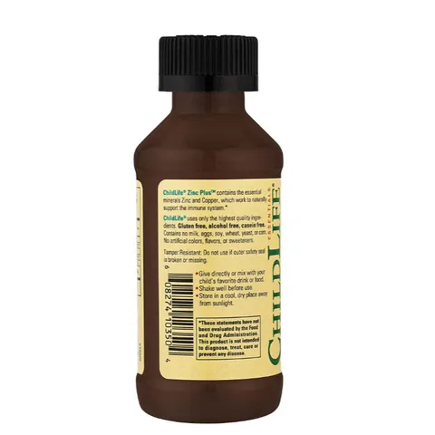 Kẽm ChildLife Zinc Plus nội địa Mỹ 118ml dạng lỏng cho bé 6 tháng tuổi 802934
