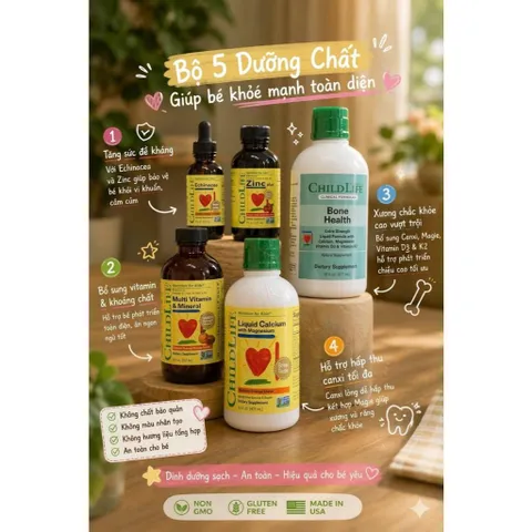 Kẽm ChildLife Zinc Plus nội địa Mỹ 118ml dạng lỏng cho bé 6 tháng tuổi 802934