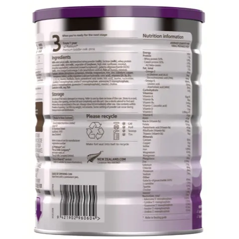 900gr Sữa bột đạm A2 Platinum giúp cho Bé phát triển toàn diện