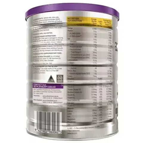 900gr Sữa bột đạm A2 Platinum giúp cho Bé phát triển toàn diện