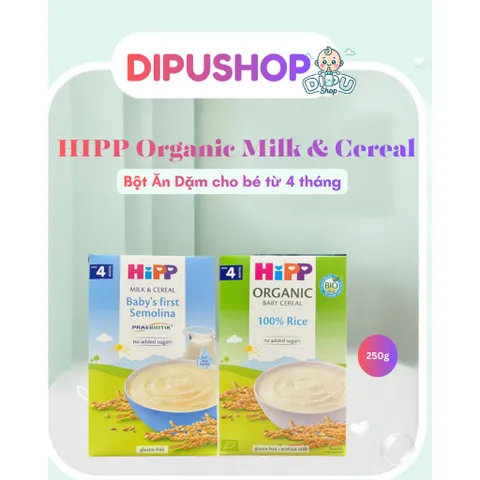 Bột ăn dặm dinh dưỡng Sữa - Ăn dặm khởi đầu HiPP.