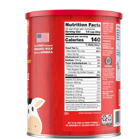 870g Sữa Bột Nguyên Kem Horizon Organic Mỹ Hữu Cơ Canxi D3 Tăng Chiều Cao