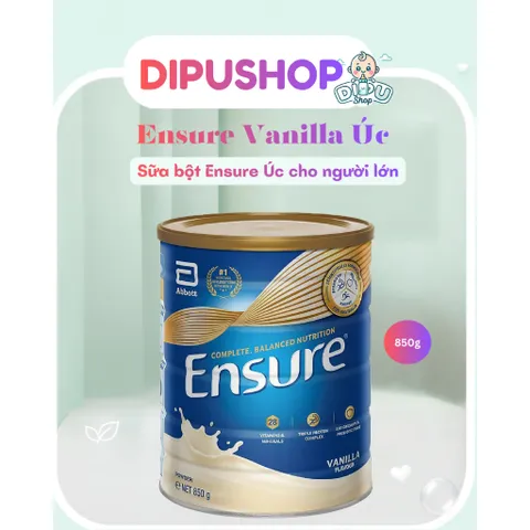 850g Sữa Ensure Úc 24 Vitamin Phục Hồi Sức Khỏe Người Lớn