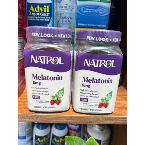 Melatonin 180 viên 5mg - Viên kẹo dẻo hỗ trợ giấc ngủ ngon