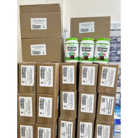 920g Bột Protein Thực Vật Orgain Organic 21g Socola USDA Mỹ <1g đường
