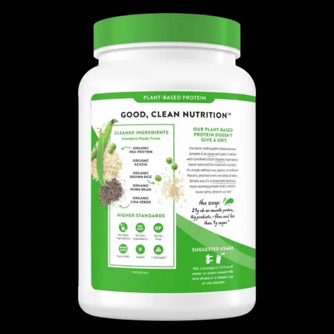 920g Bột Protein Thực Vật Orgain Organic 21g Socola USDA Mỹ <1g đường