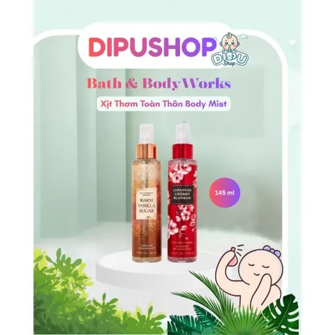 145ml Xịt thơm toàn thân xịt thơm body mist Bath and body works