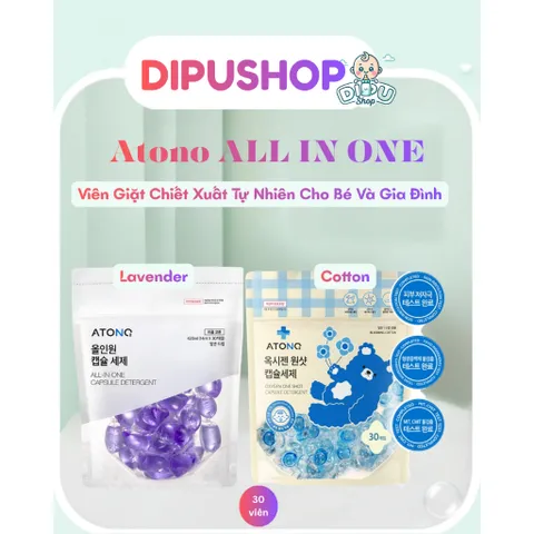 [DATE 11/2027] Viên giặt All in one Extra 3in1 Atono2 Hàn Quốc