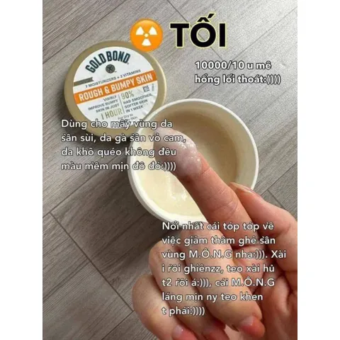 [Hộp 226g] Kem Mông Gold Bond - Dưỡng Da Body Gold Bond, Giảm Thâm Sạm Mông, Nhập Mỹ