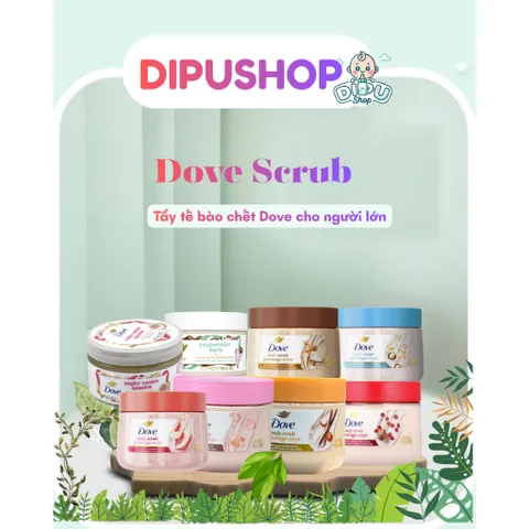 Tẩy Tế Bào Chết Body Dove Chăm Sóc Da Dưỡng Trắng Cấp Ẩm